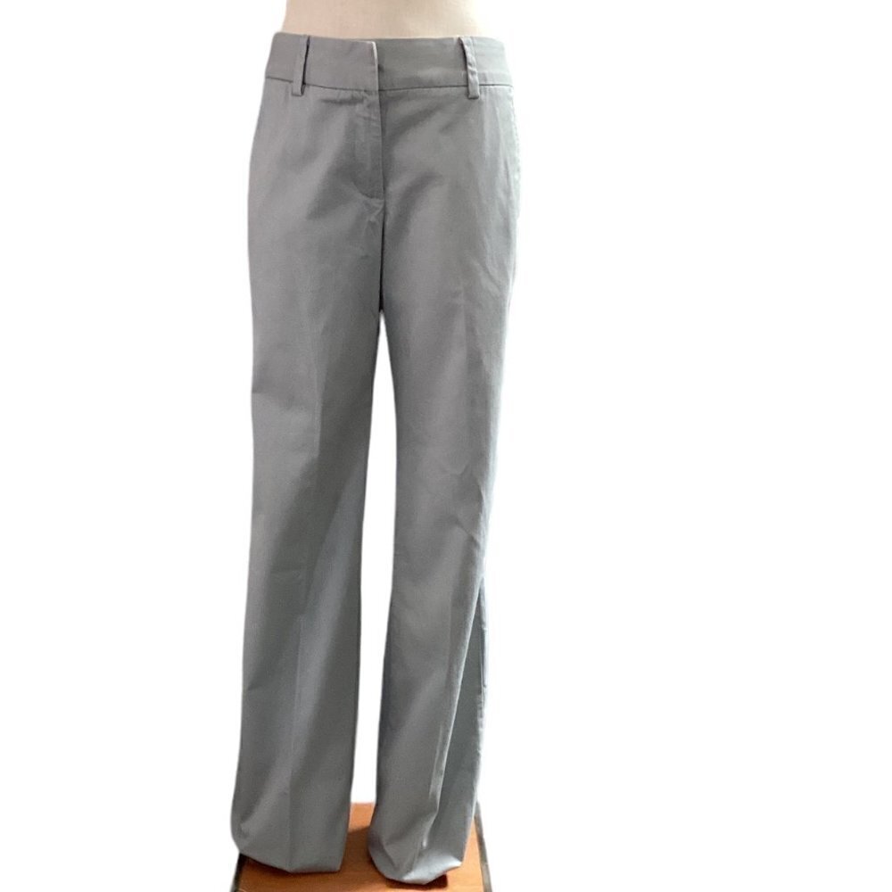 Lands' End Mid Rise Wide Leg Pants‎ Sz 6 Gray #147C
